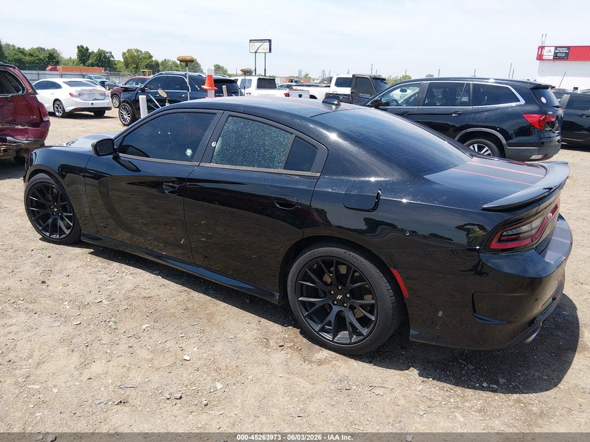 Vin: 2c3cdxgj6hh634613, lot: 45761793, dodge charger r/t scat pack rwd 20173