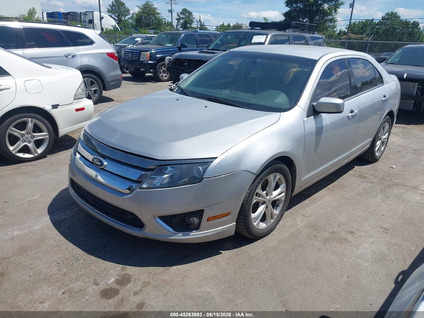 Vin: 3fahp0ha4cr307225, lot: 45761812, ford fusion se 20122