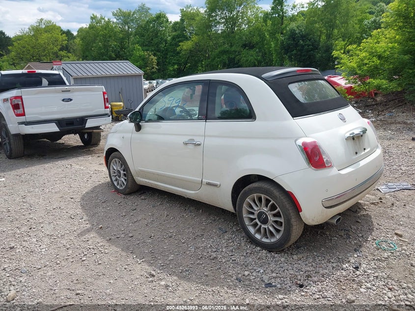 Vin: 3c3cffer9ft500731, lot: 45761813, fiat 500c lounge 20153