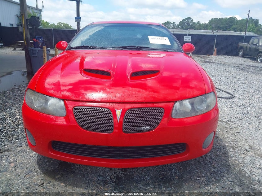 2005 Pontiac Gto VIN: 6G2VX12U45L368864 Lot: 45264001