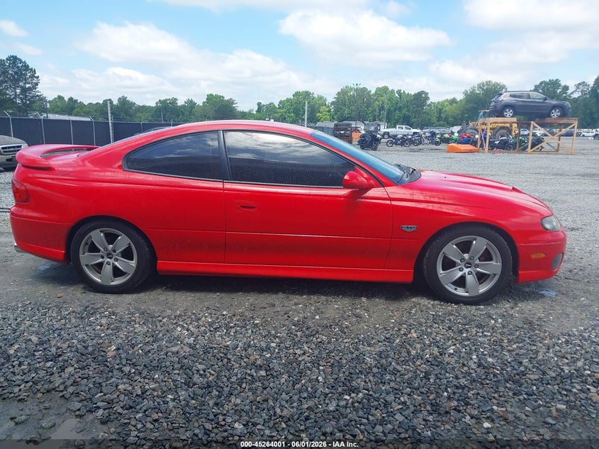 2005 Pontiac Gto VIN: 6G2VX12U45L368864 Lot: 45264001