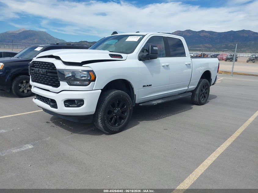 Vin: 3c6ur5dj2rg181237, lot: 45761860, ram 2500 big horn  4x4 6'4 box 20242