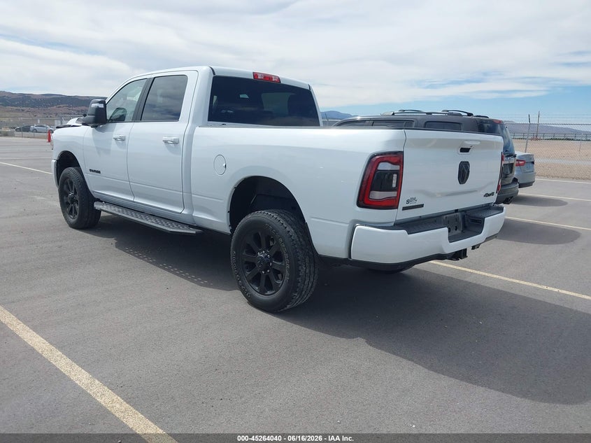 Vin: 3c6ur5dj2rg181237, lot: 45761860, ram 2500 big horn  4x4 6'4 box 20243
