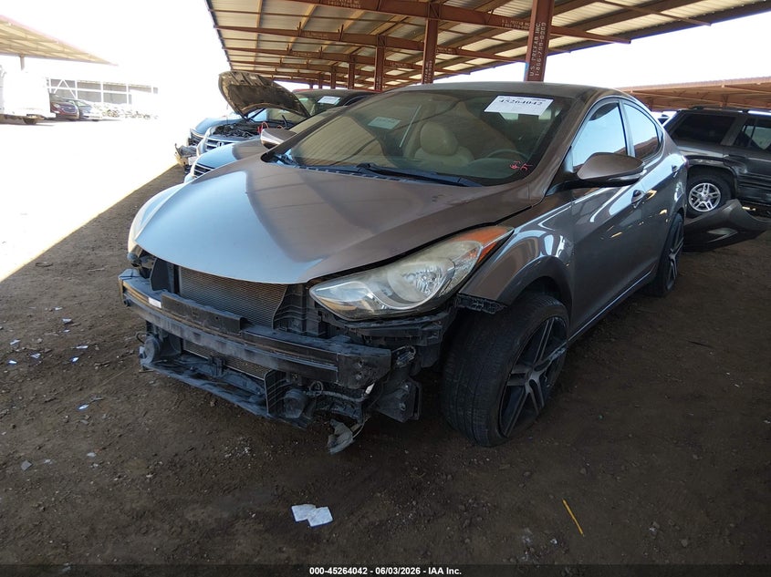 2013 Hyundai Elantra Limited 5NPDH4AE6DH238584 photo 1