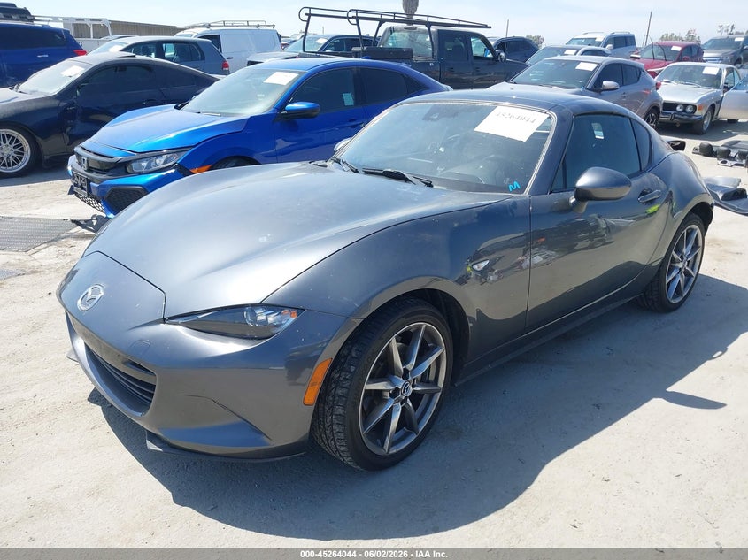 Vin: jm1ndam72m0459821, lot: 45761864, mazda mx-5 miata rf grand touring 20212