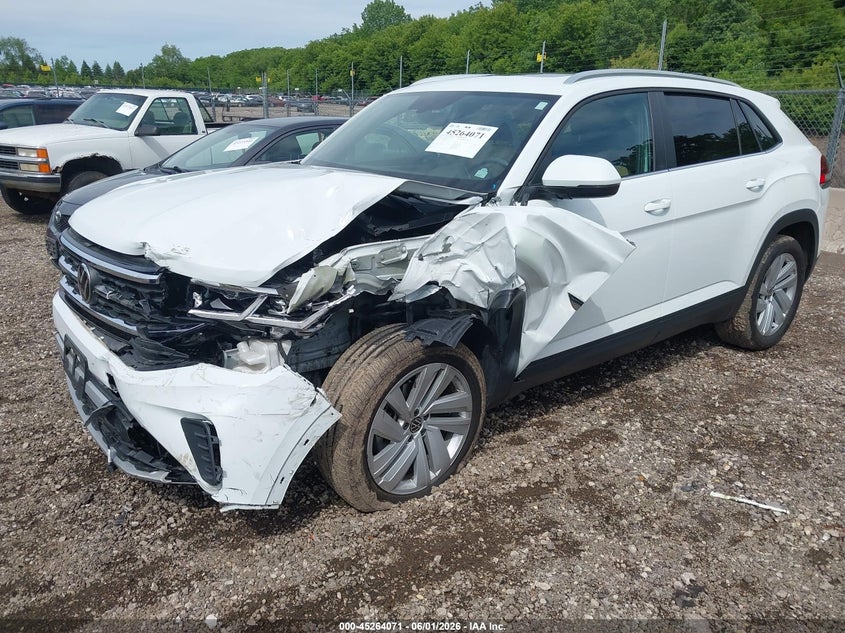 Vin: 1v2ke2ca9pc215250, lot: 45761891, volkswagen atlas cross sport 3.6l v6 se w/technology 20232