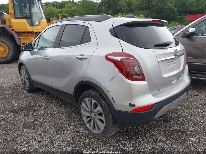 Vin: kl4cjasb4jb591545, lot: 45761895, buick encore preferred 20183