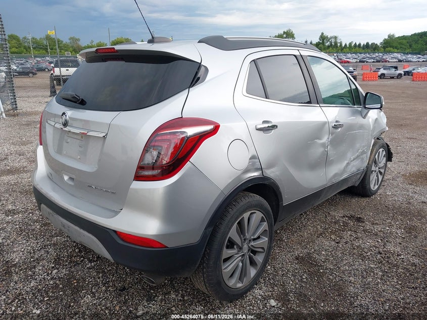 Vin: kl4cjasb4jb591545, lot: 45761895, buick encore preferred 20184
