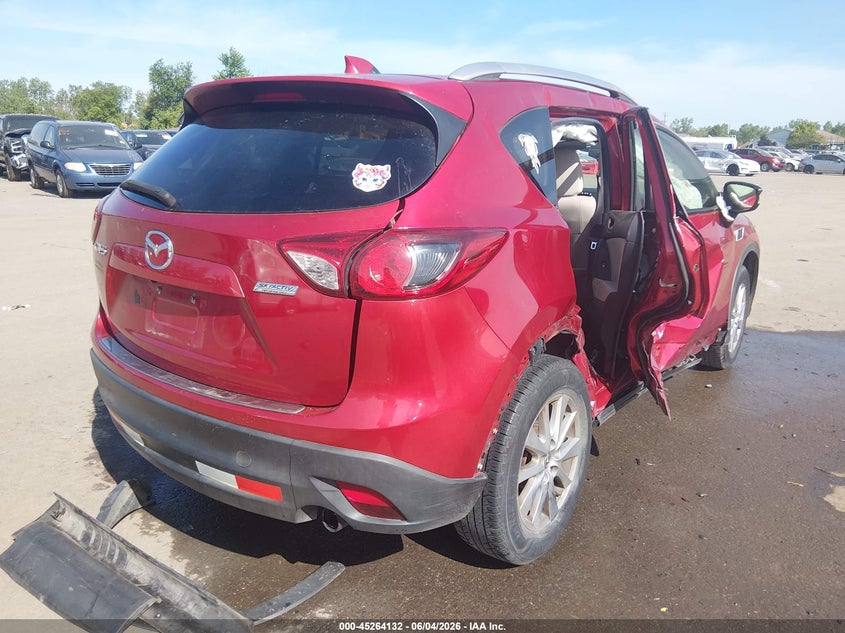 Vin: jm3ke2cyxf0475839, lot: 45761952, mazda cx-5 touring 20154