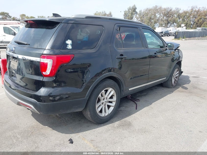 Vin: 1fm5k7d86hgb21767, lot: 45761964, ford explorer xlt 20174