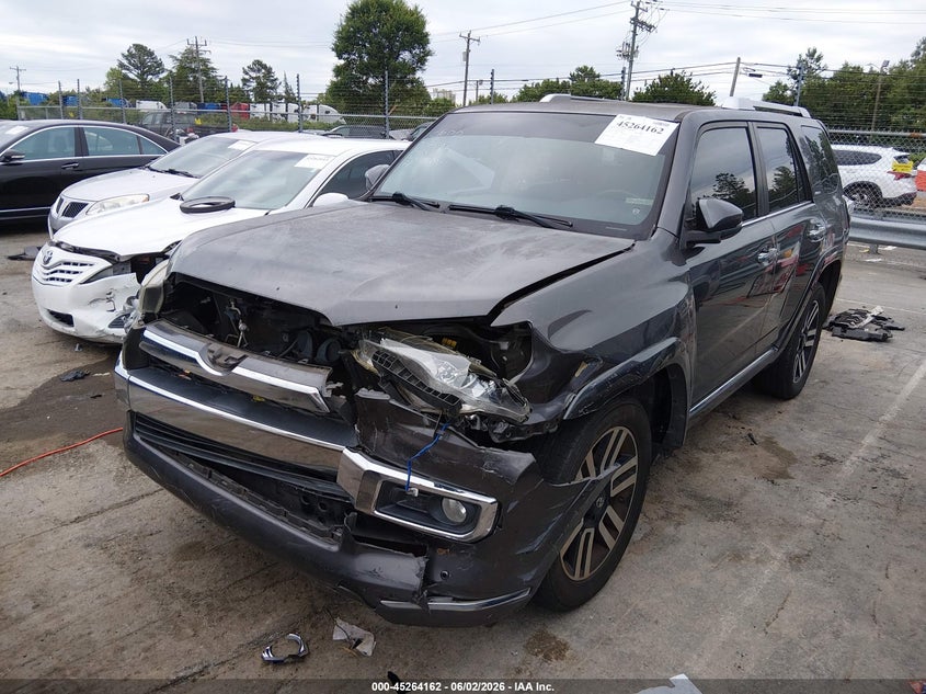 Vin: jtezu5jr5f5105890, lot: 45761982, toyota 4runner limited 20152
