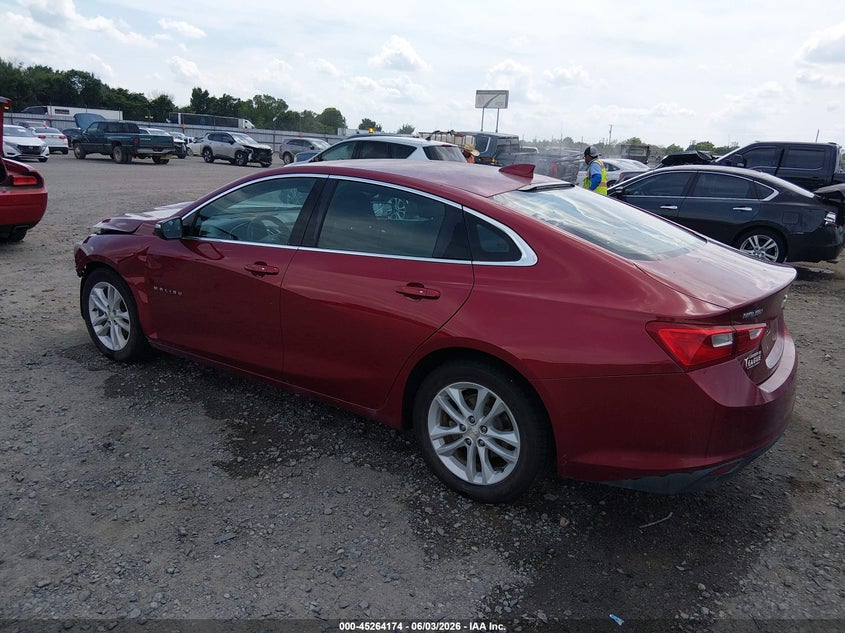 Vin: 1g1zd5st6jf160715, lot: 45761994, chevrolet malibu lt 20183