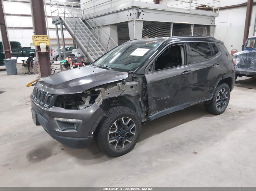 Vin: 3c4njddb3kt807558, lot: 45762003, jeep compass trailhawk 4x4 20192