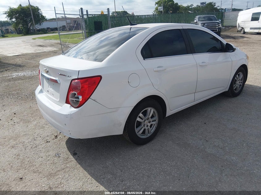Vin: 1g1jc5sh5c4155418, lot: 45762008, chevrolet sonic 2lt 20124
