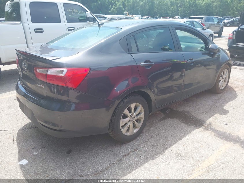 Vin: knadn4a38g6583439, lot: 45762024, kia rio ex 20164