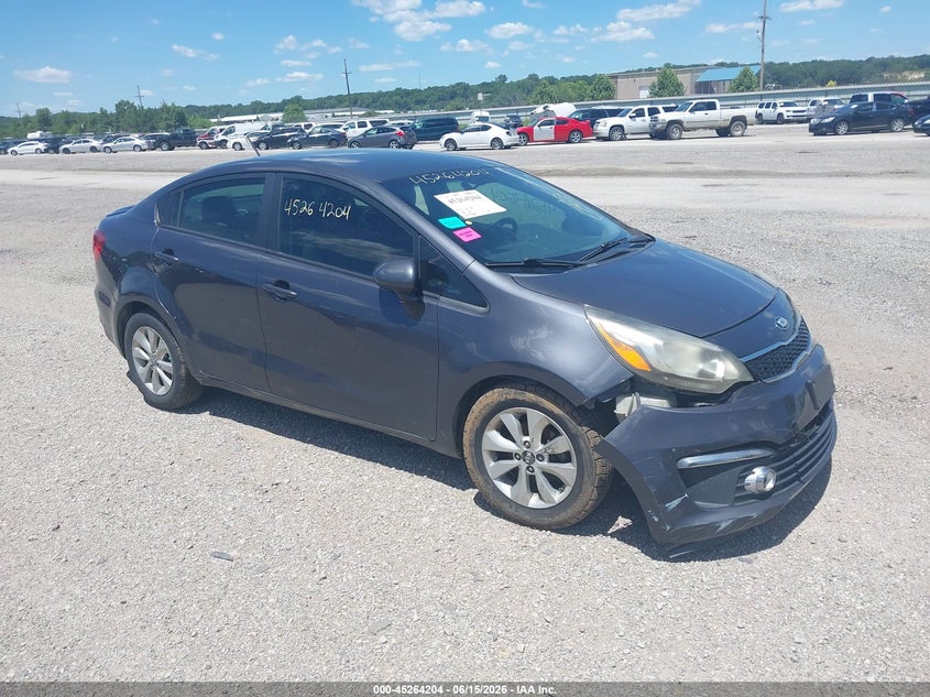 Vin: knadn4a38g6583439, lot: 45762024, kia rio ex 20161