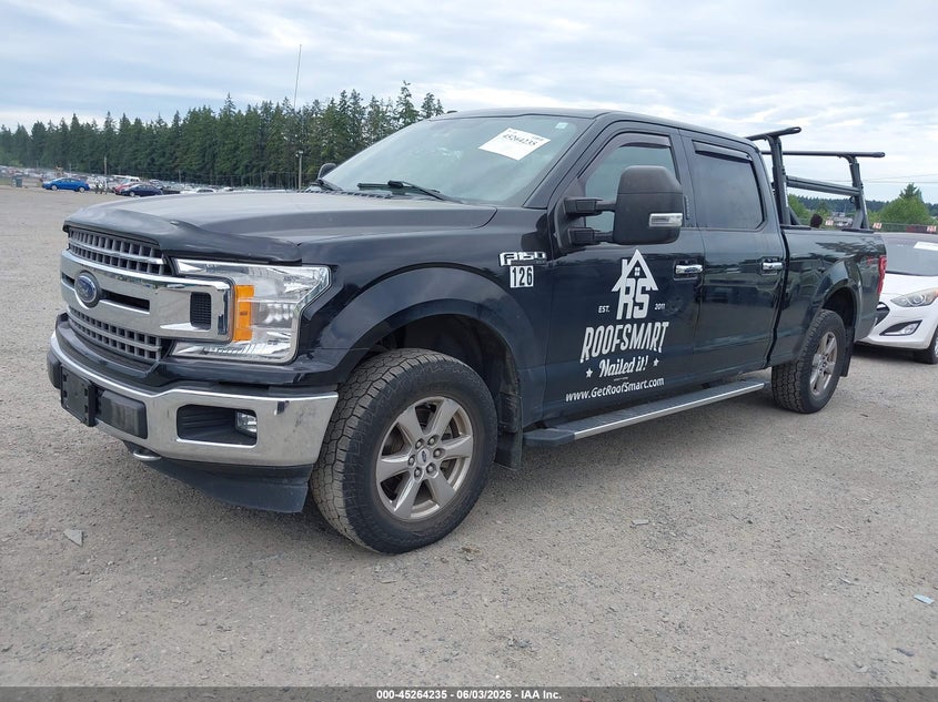Vin: 1ftfw1e56jkf41613, lot: 45762055, ford f-150 xlt 20182