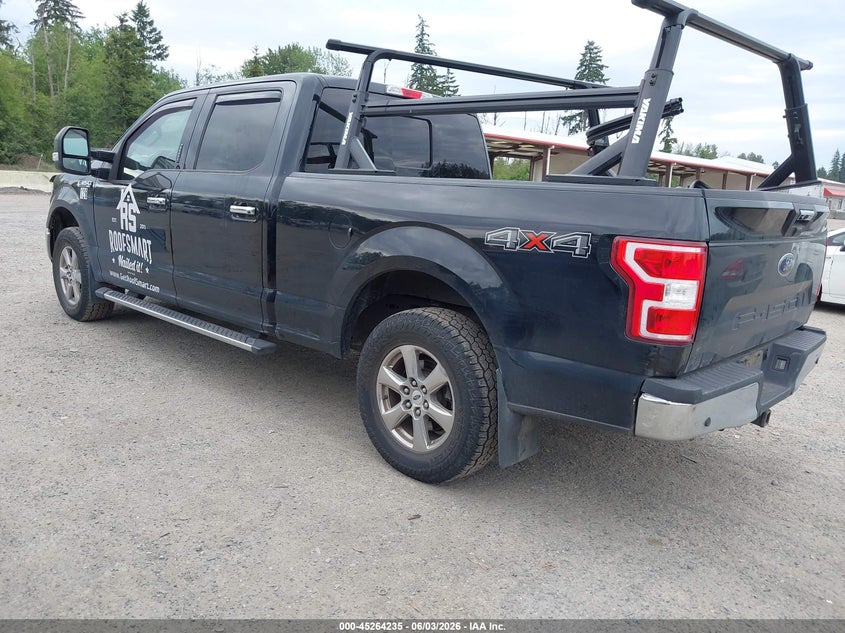 Vin: 1ftfw1e56jkf41613, lot: 45762055, ford f-150 xlt 20183