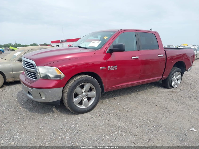 Vin: 1c6rr7lt7es284600, lot: 45762071, ram 1500 big horn 20142