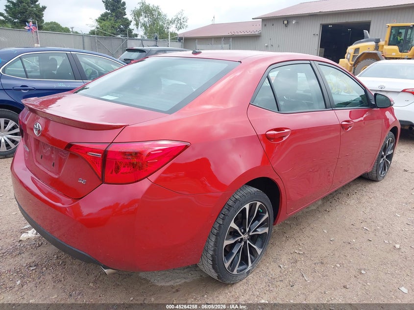 Vin: 2t1burhe7kc203655, lot: 45762078, toyota corolla se 20194