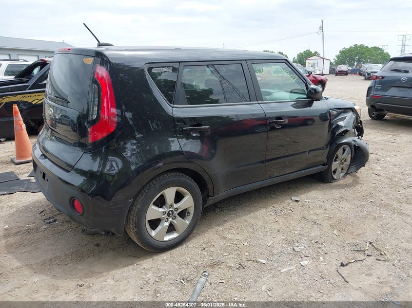 Vin: kndjn2a26h7480596, lot: 45762127, kia soul 20174