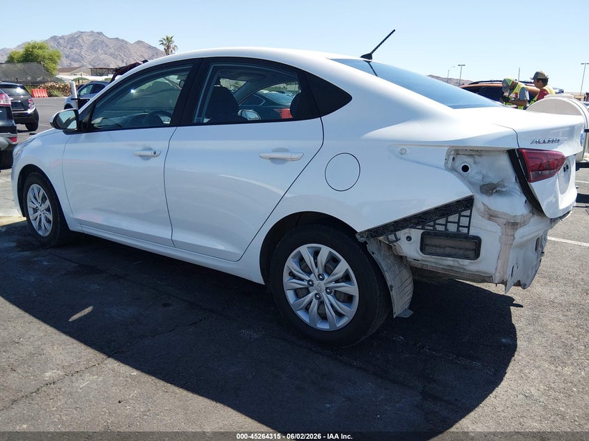 Vin: 3kpc24a63ne178243, lot: 45762135, hyundai accent se 20223