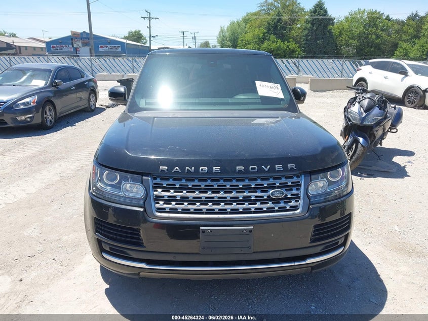 2015 Land Rover Range Rover 3.0L V6 Supercharged Hse VIN: SALGS2VF3FA222108 Lot: 45264324