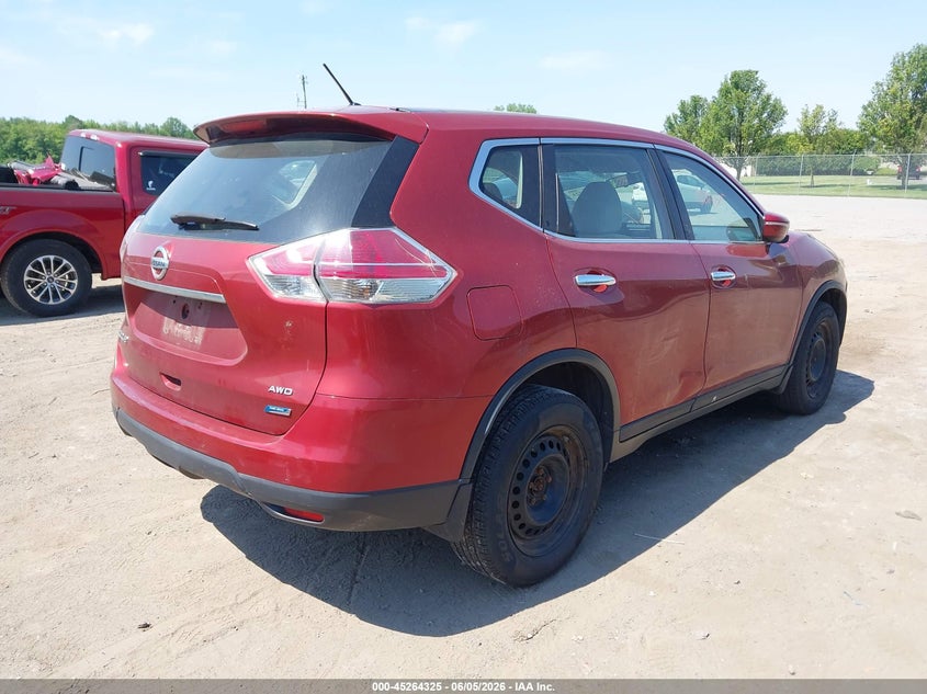 Vin: 5n1at2mv3ec784186, lot: 45762145, nissan rogue s 20144