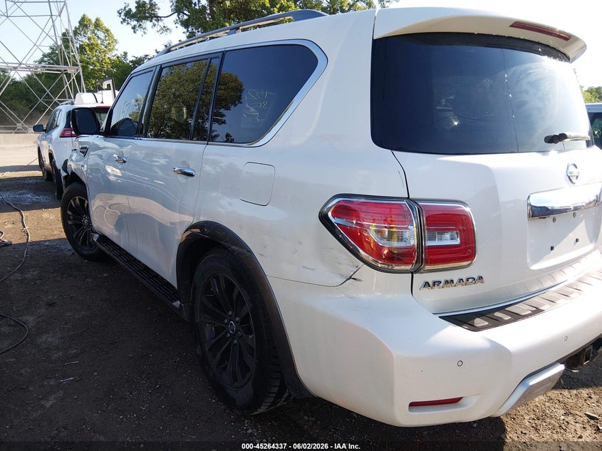 2017 Nissan Armada Platinum VIN: JN8AY2NE3H9701897 Lot: 45264337