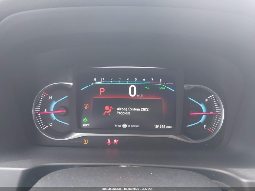 2019 Honda Passport Ex-L VIN: 5FNYF8H57KB007726 Lot: 45264344