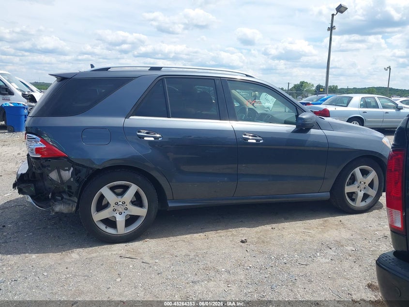 2015 Mercedes-Benz Ml 400 4Matic VIN: 4JGDA5GB3FA593001 Lot: 45264353