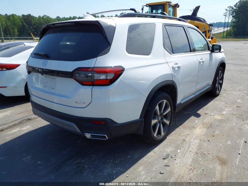 Vin: 5fnyg1h84sb132102, lot: 45762190, honda pilot elite 20254