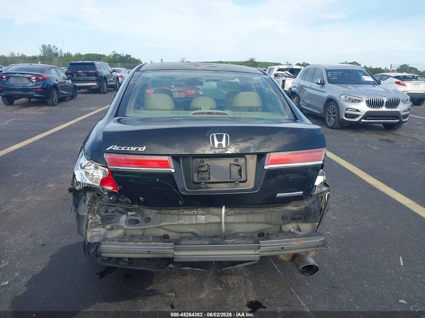 2012 Honda Accord 2.4 2.4 Se black Lot 111045264382 Vin 1HGCP2F63CA041481