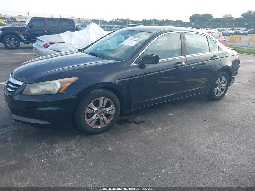 2012 Honda Accord 2.4 2.4 Se black Lot 111045264382 Vin 1HGCP2F63CA041481