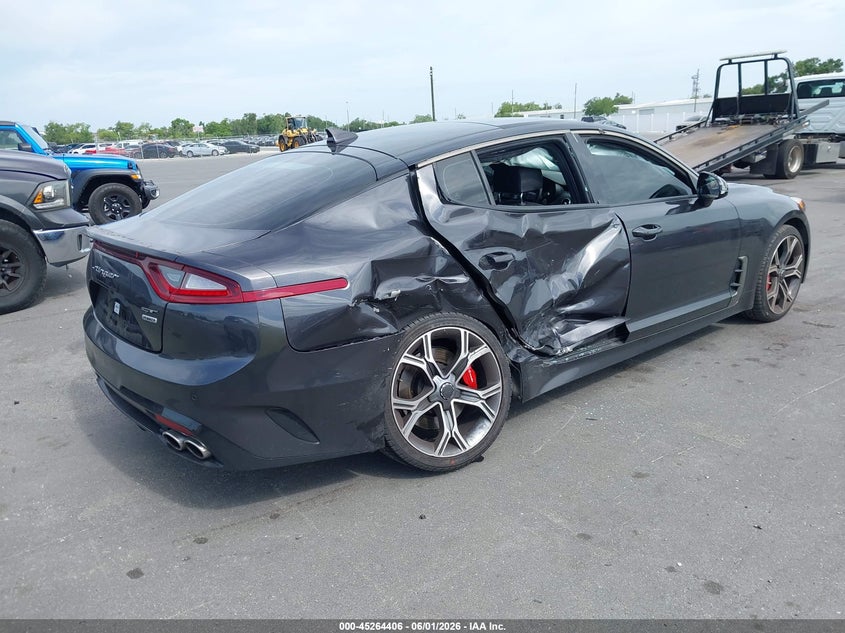 Vin: knae45lc4m6088452, lot: 45762226, kia stinger gt1 20214