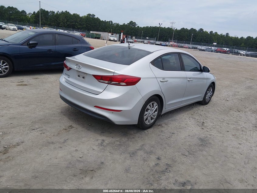 Vin: 5npd74lf5hh204635, lot: 45762234, hyundai elantra se 20174