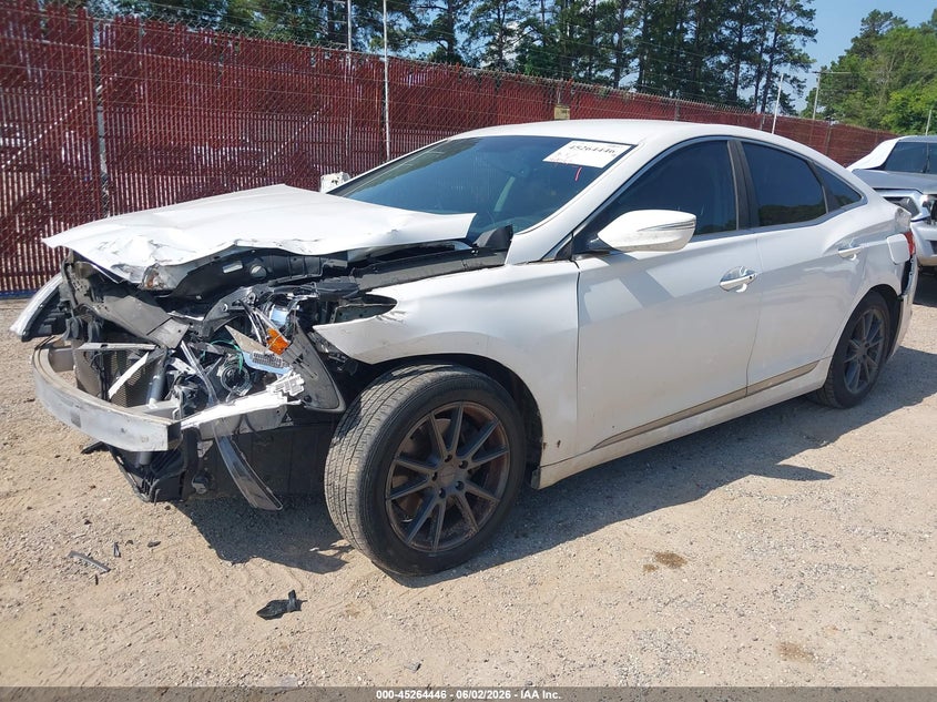 Vin: kmhfg4jg4ha583120, lot: 45762266, hyundai azera 20172