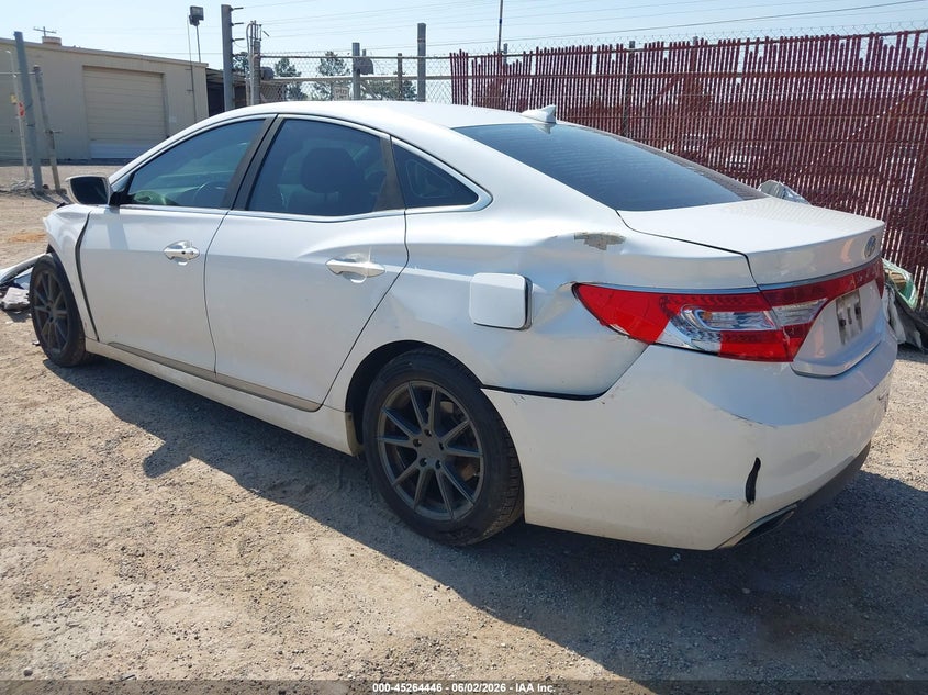 Vin: kmhfg4jg4ha583120, lot: 45762266, hyundai azera 20173