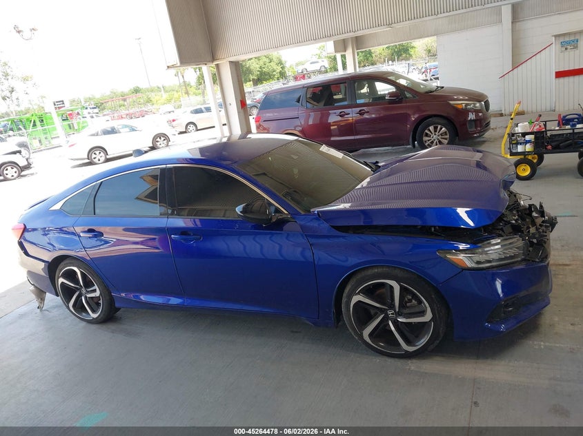 VIN 1HGCV1F45NA009262 2022 HONDA ACCORD SPORT SPECIAL EDITION