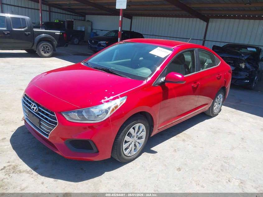 Vin: 3kpc24a62ne182770, lot: 45762301, hyundai accent se 20222