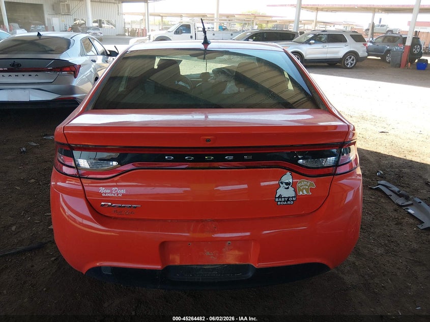 2016 Dodge Dart Sxt Sport Blacktop VIN: 1C3CDFFA6GD817307 Lot: 45264482