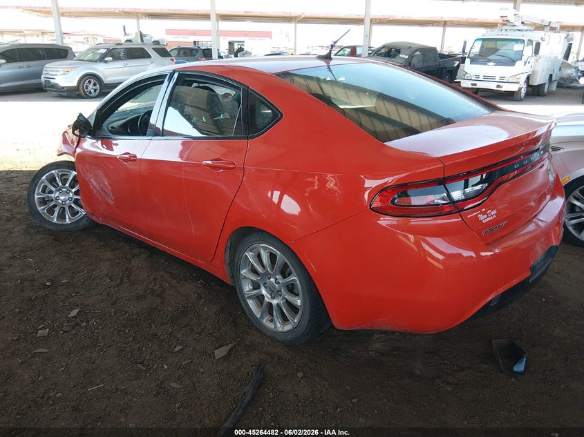 Vin: 1c3cdffa6gd817307, lot: 45762302, dodge dart sxt sport blacktop 20163