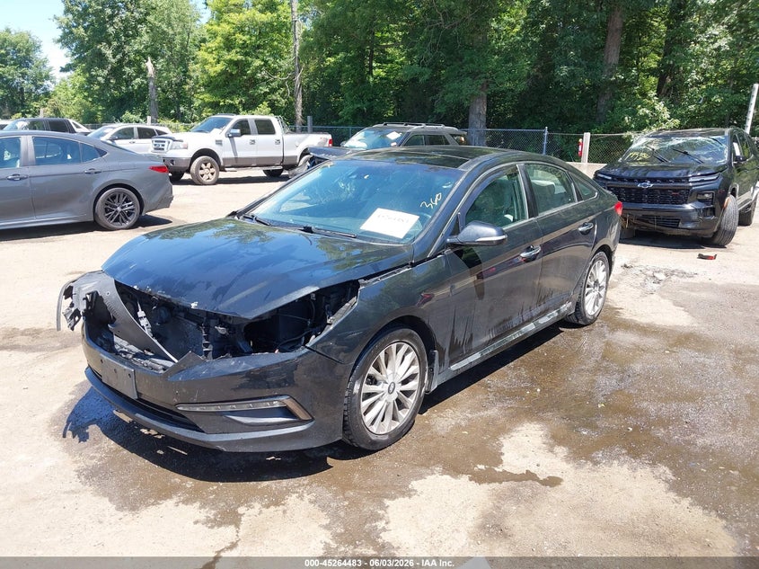 Vin: 5npe34af3fh235575, lot: 45762303, hyundai sonata limited 20152