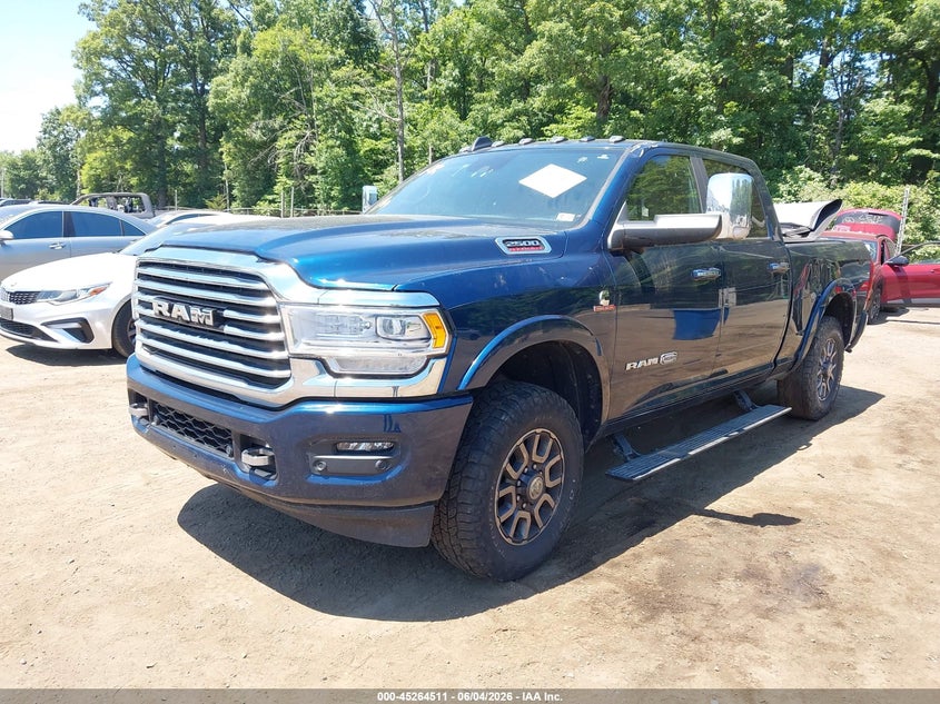 Vin: 3c6ur5gl4ng271626, lot: 45762331, ram 2500 limited longhorn  4x4 6'4 box 20222