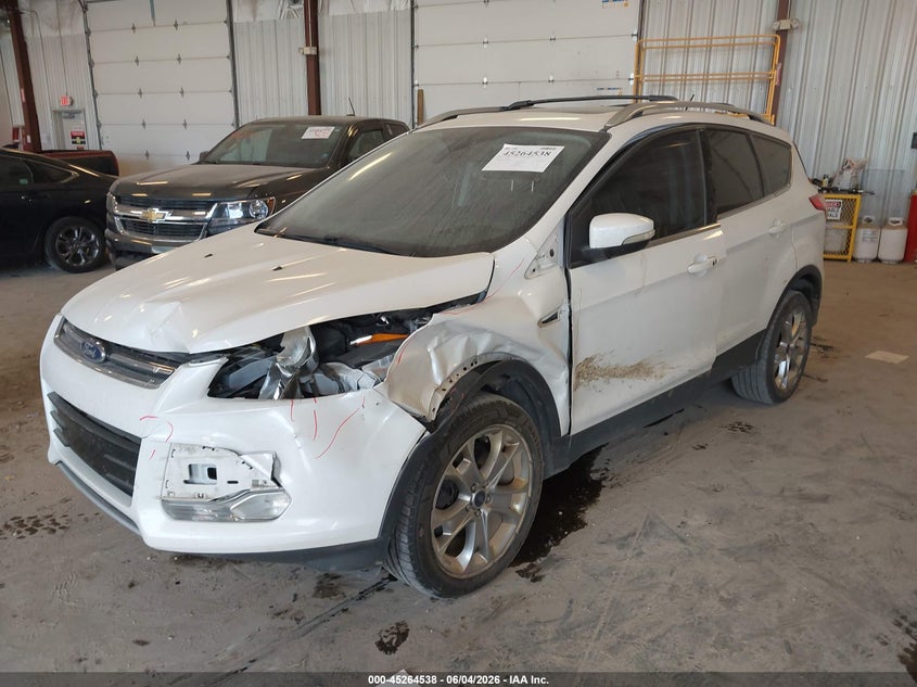 Vin: 1fmcu9j92eua08440, lot: 45762358, ford escape titanium 20142