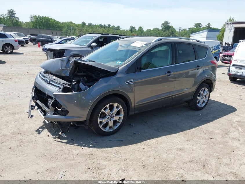 Vin: 1fmcu0jx2euc14058, lot: 45762365, ford escape titanium 20142