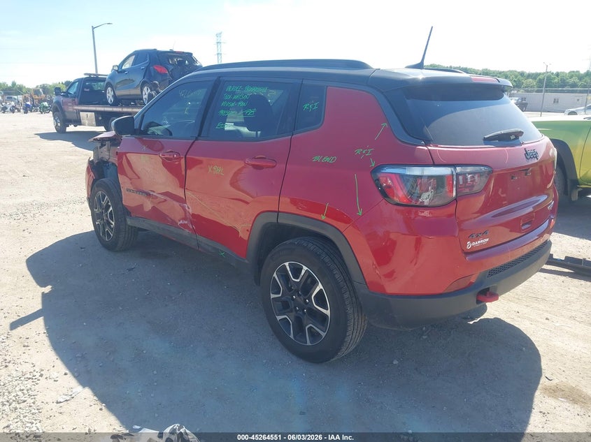 Vin: 3c4njddb5lt177334, lot: 45762371, jeep compass trailhawk 4x4 20203