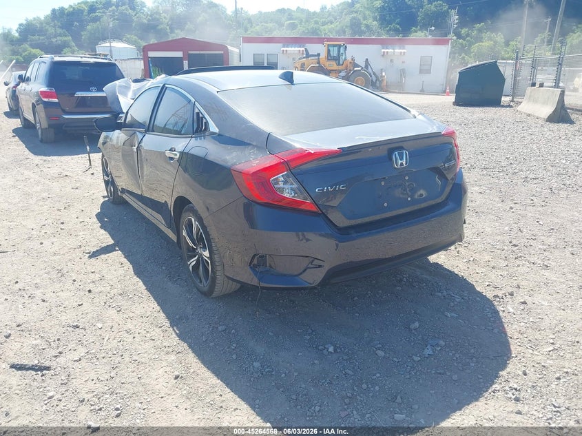 Vin: 19xfc1f9xge013305, lot: 45762388, honda civic touring 20163