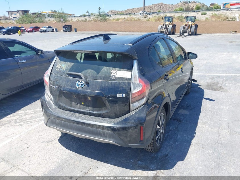 Vin: jtdkdtb31j1601709, lot: 45762429, toyota prius c three 20184