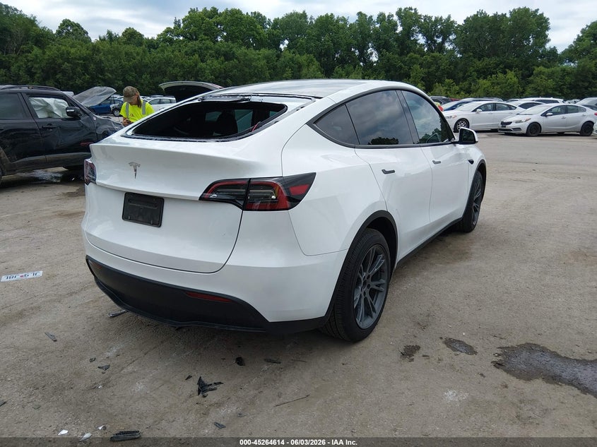 Vin: 7saygded7sa373669, lot: 45762434, tesla model y long range dual motor rear-wheel drive 20254